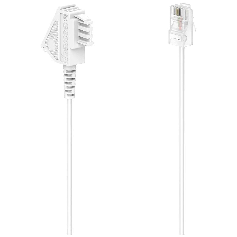Hama 00201120 Telefonkabel 10 m Weiß