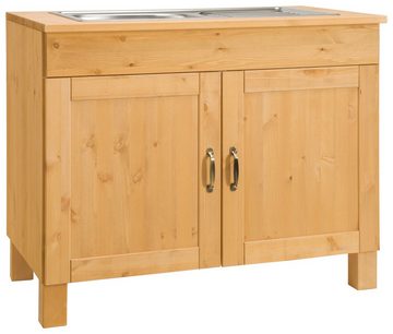 Home affaire Spülenschrank Alby Breite 100 cm, 1 Fach