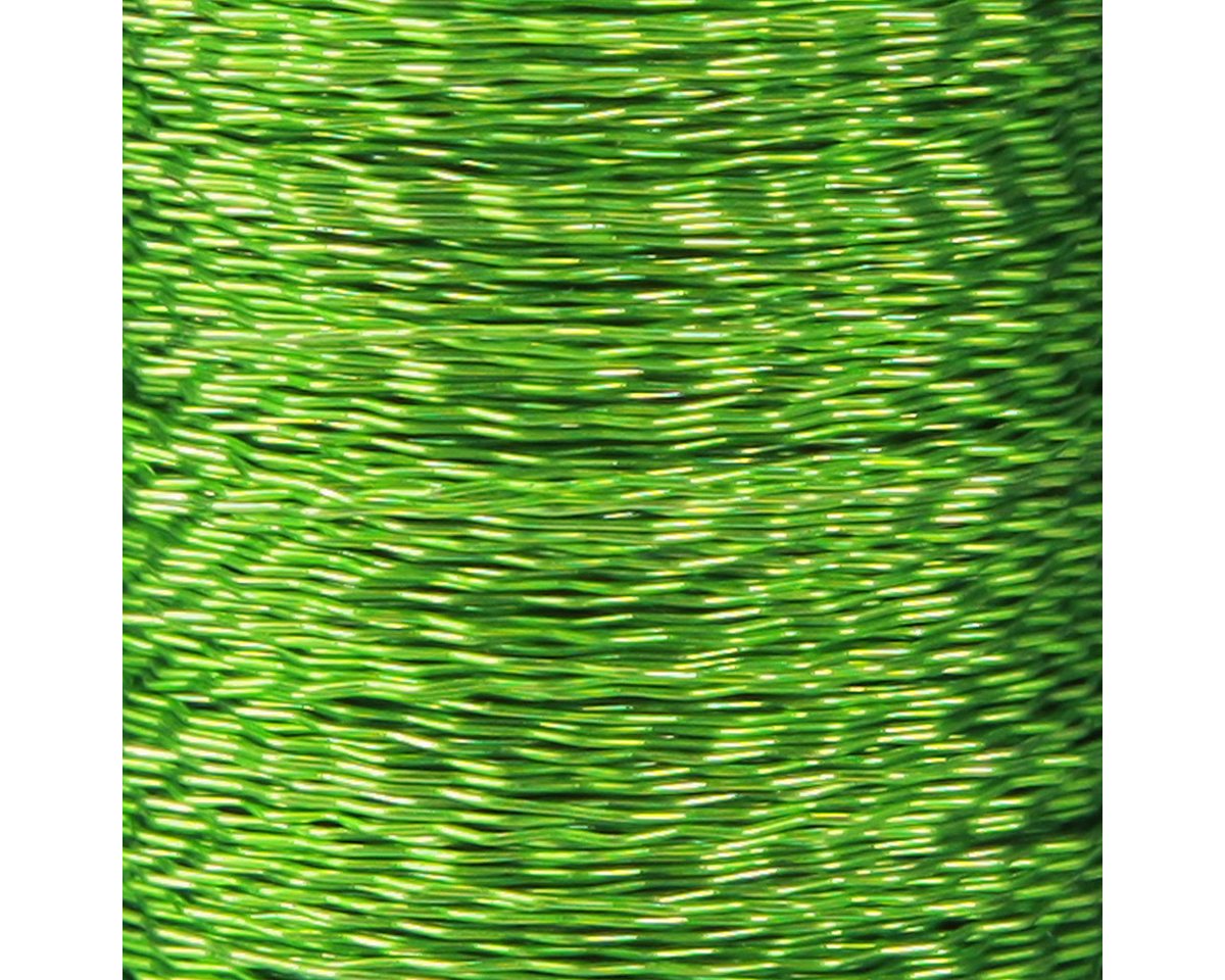 Thumbnail - H&R The wire man Basteldraht Bouilloneffektdraht Dekoration Ø0,30mm 100g 140m Apfelgrün