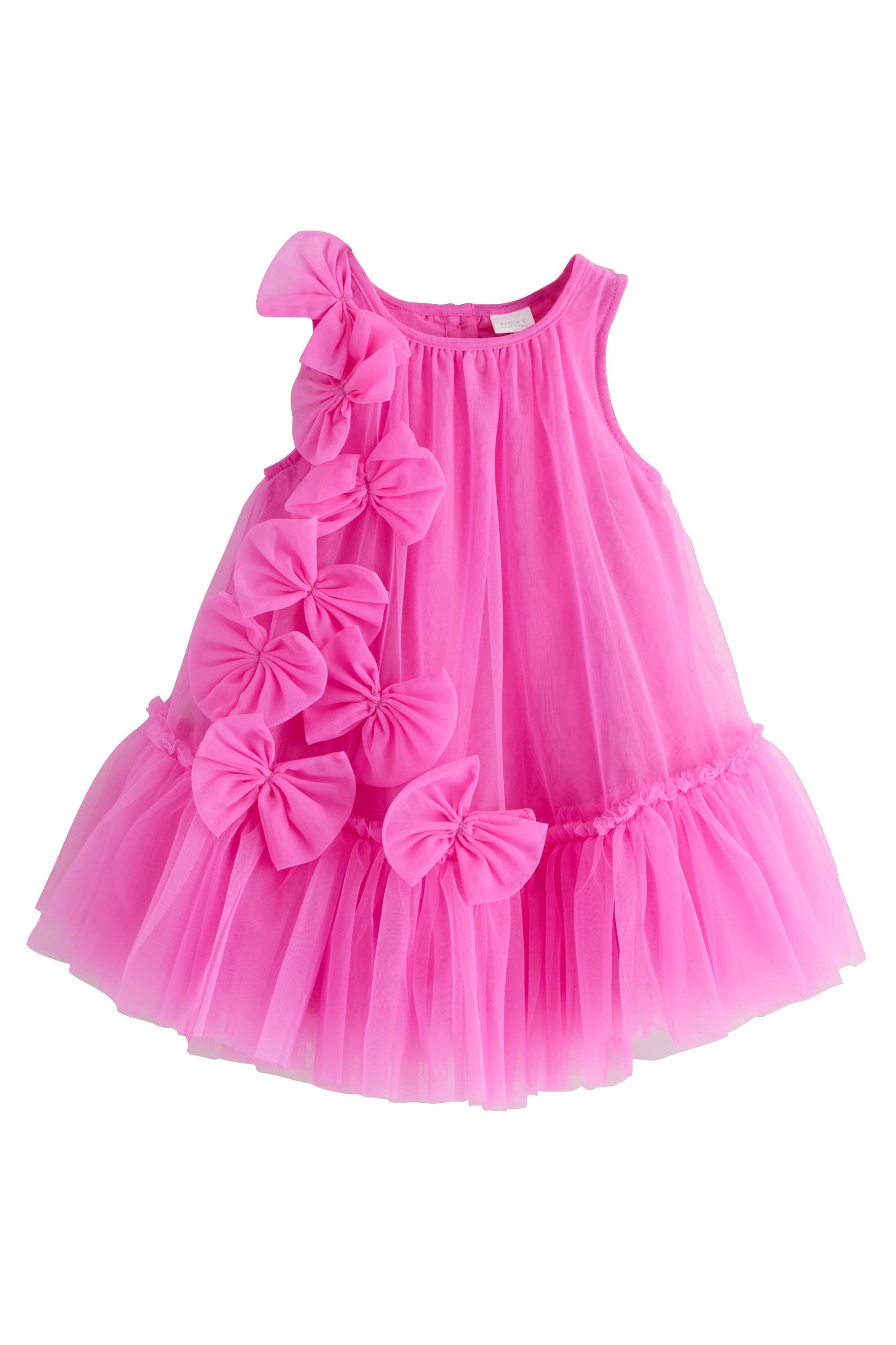 Next Tüllkleid Ärmelloses Mesh-Kleid (1-tlg)