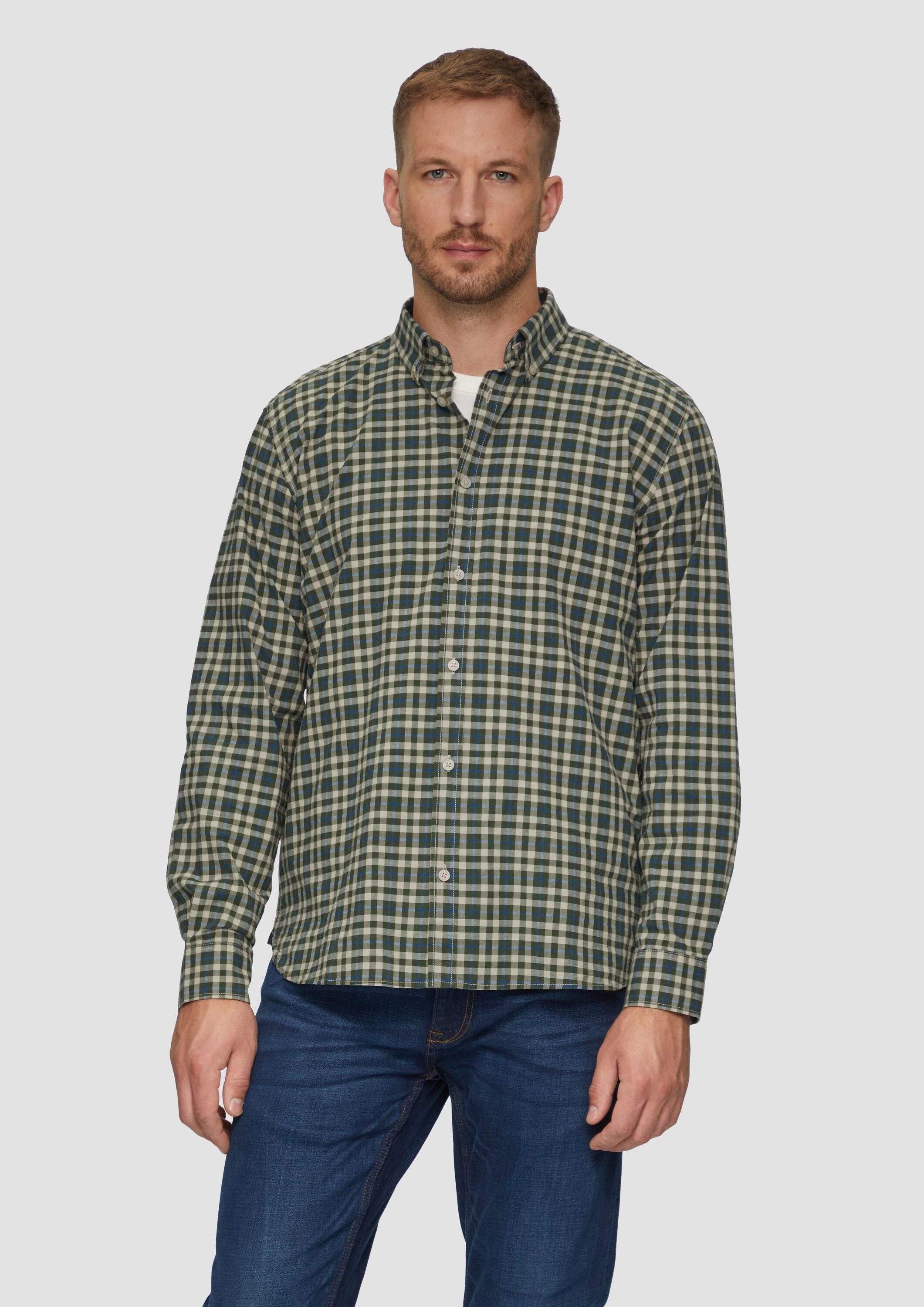 s.Oliver Langarmhemd Hemd Regular Fit: Hemd günstig online kaufen