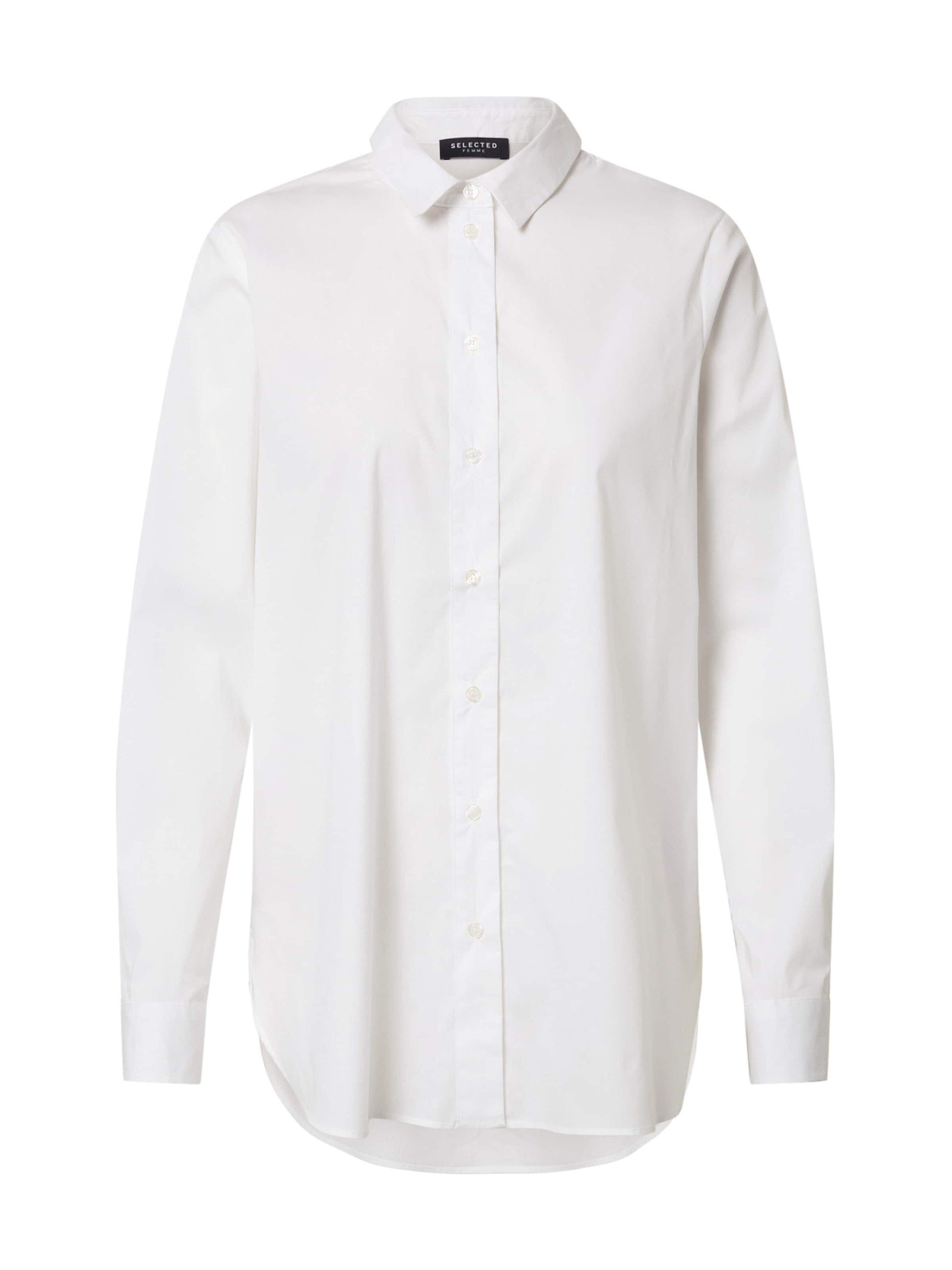 Selected Langarmbluse Fori (1-tlg) Falten günstig online kaufen