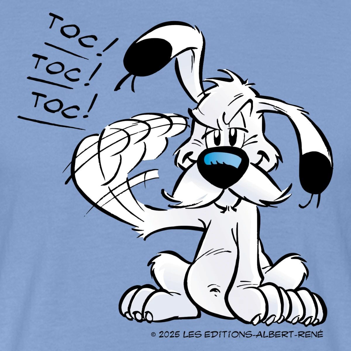 Spreadshirt T-Shirt Asterix & Obelix Idefix Klopft Toc Toc Männer T-Shirt (1-tlg)