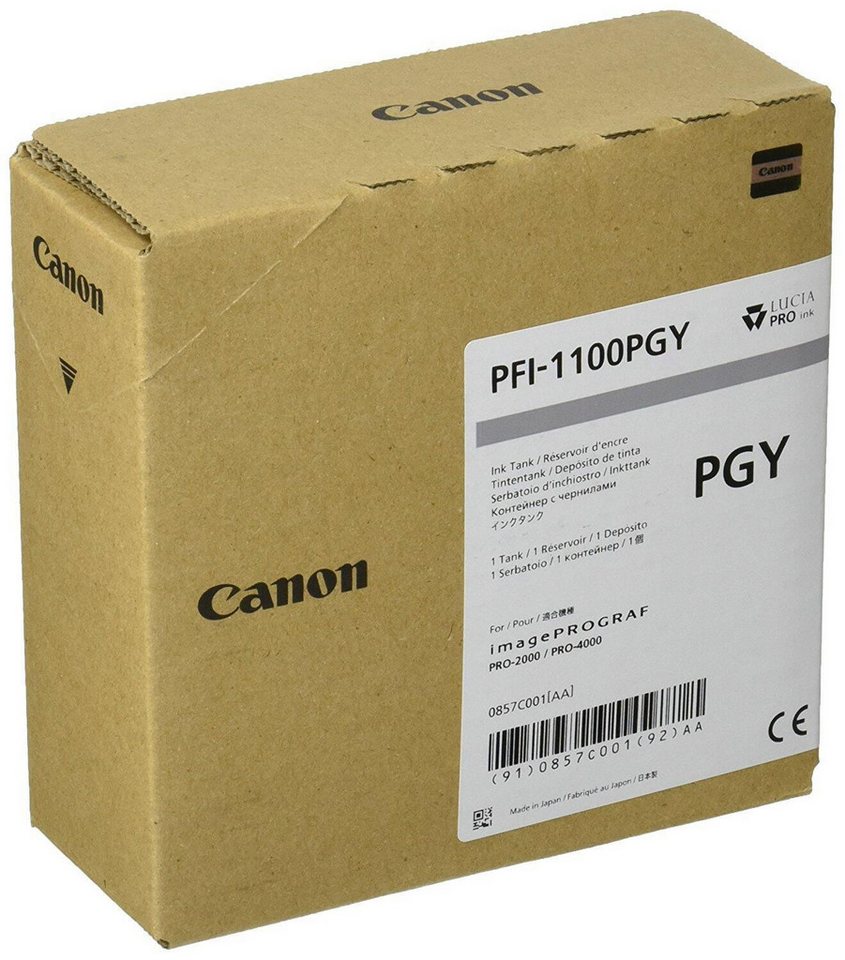 Thumbnail - Canon Canon PFI-1100PGY Druckerpatrone fotograu Tintenpatrone