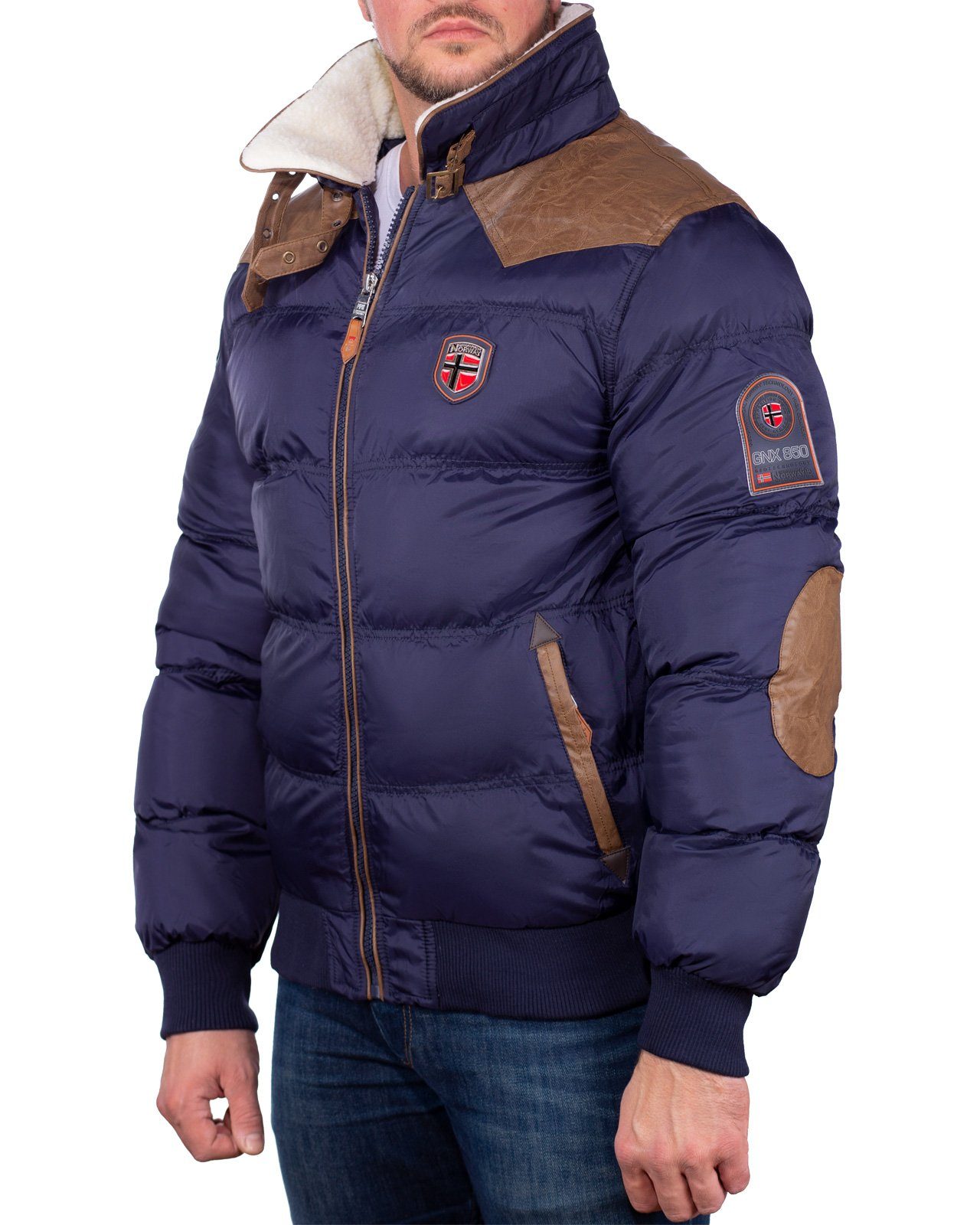 Geographical Norway Winterjacke Herren Regular Fit Outdoor baabramovitch Wind-, wasser- und kälteabweisend, ideal für kalte Wintertage