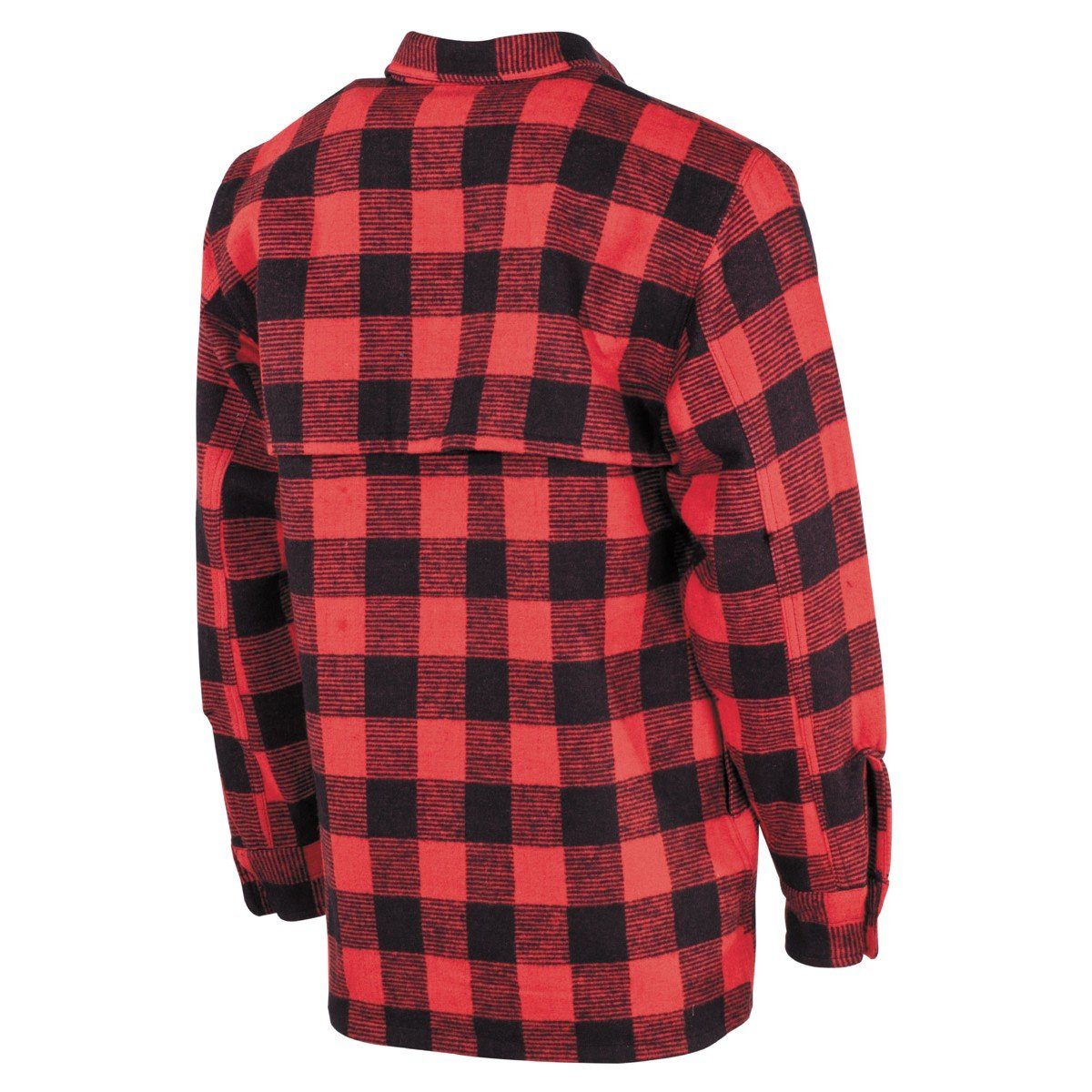 FoxOutdoor Outdoorhemd Holzfällerhemd, rot-schwarz, kariert günstig online kaufen