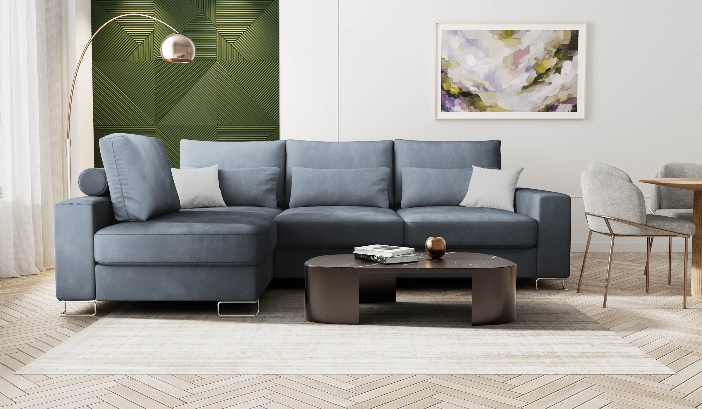 Hygger Möbelhaus Ecksofa Thomas L-Form Wahlweise günstig online kaufen