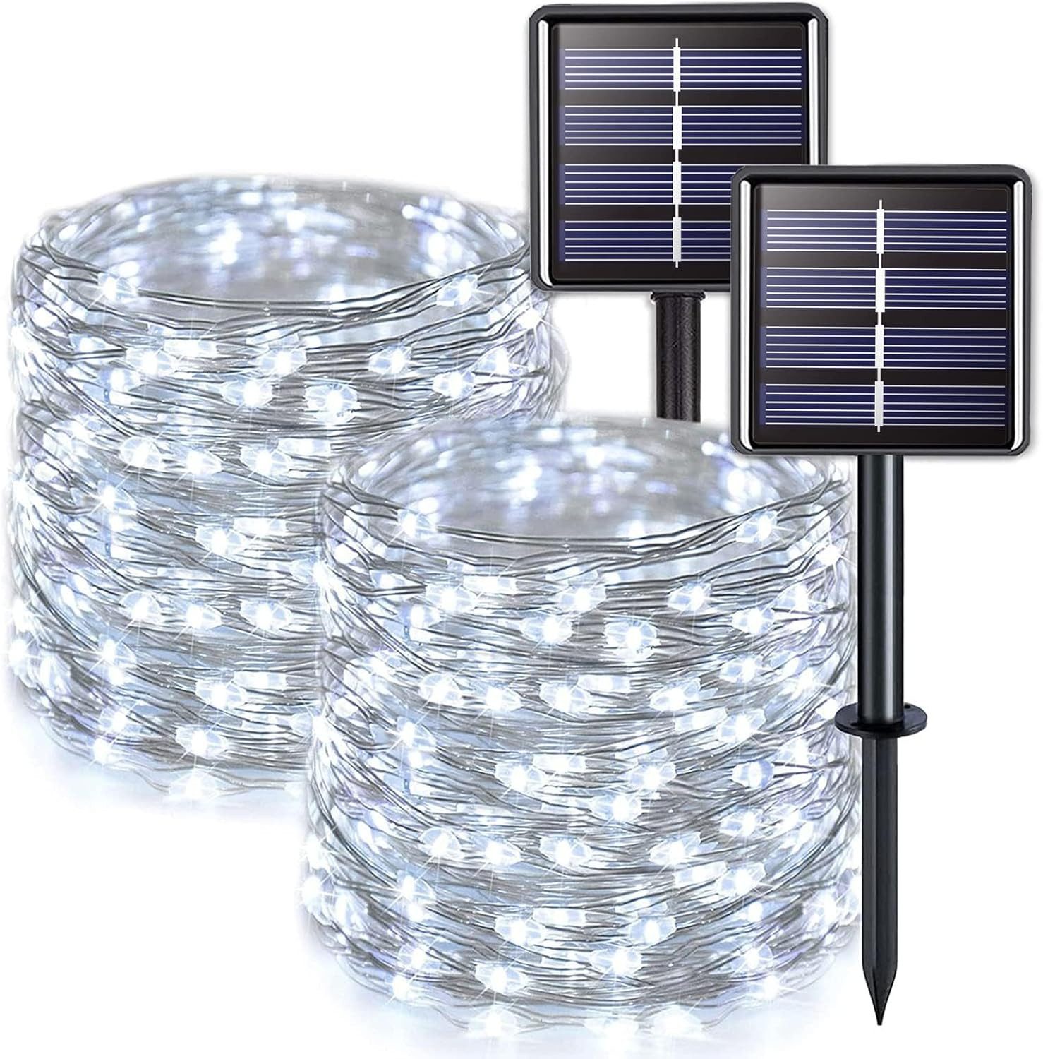 Athlix LED-Lichterkette Solar LED-Lichterkette 2x Solar günstig online kaufen