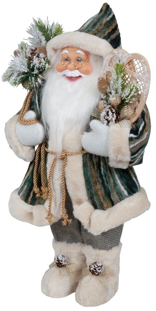 Dekofigur Weihnachtsdeko Größen Paradise Christmas versch. Nielson Grau Weihnachtsmann 45/80cm,