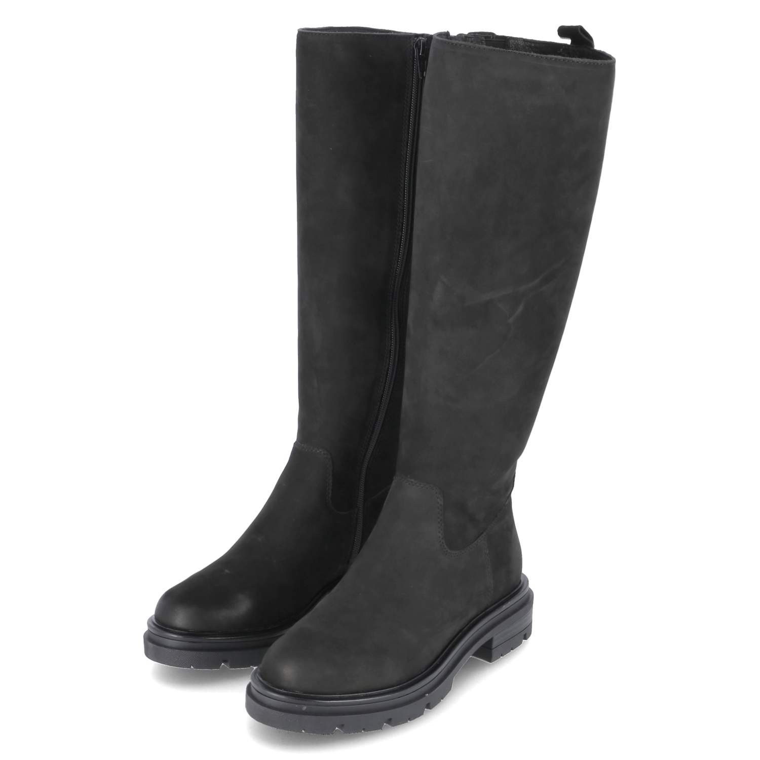 Fräulein Frida Fräulein Frida Jae-02 black Damen Rauleder schwarz Stiefel