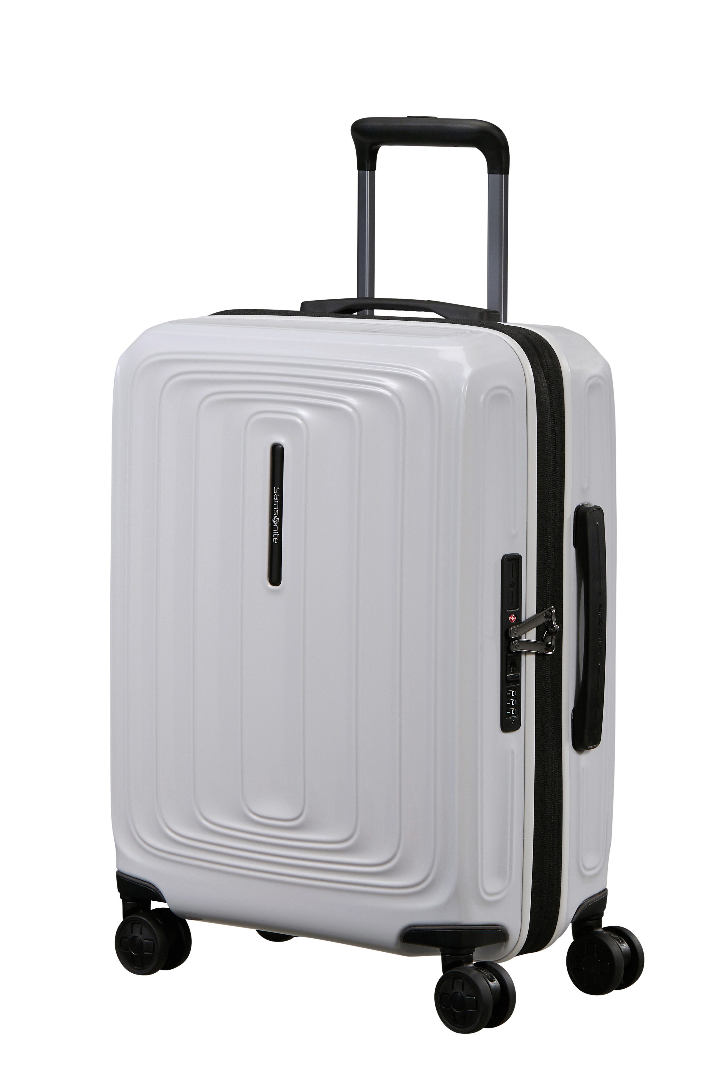 Samsonite Hartschalen-Trolley 2WANDER, 4 Rollen, aus robustem Polycarbonat, mit Adressetikett und Dehnfalte