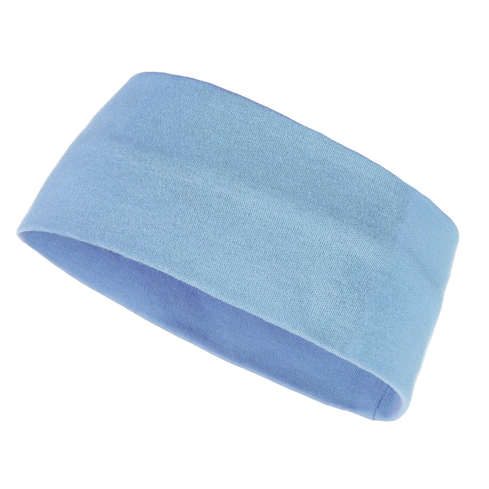 modAS Stirnband Unisex 2535 Kopfband Maritim Kinder und Erwachsene zweilagig Baumwolle Streifen & Unifarben, leichter Tragekomfort, Formstabil & Pflegeleicht