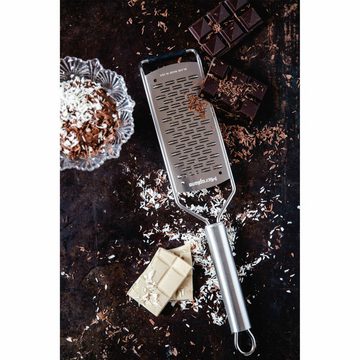 Microplane Küchenreibe Professional 2-Wege-Schneide, Edelstahl, Gummi