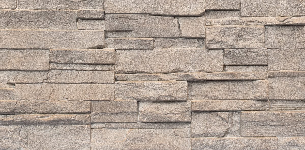 NOVIK Verkleidungspaneel NovikStone DS Platte 105x33cm 10 Stück 2,32qm Schichtstein beige, BxL: 33,34x105,41 cm, 0,375 qm, (Karton mit 10 Platten, 3,52 qm) Wandverkleidung mit 3-D-Effekt, problemlose Montage, Natursteinoptik