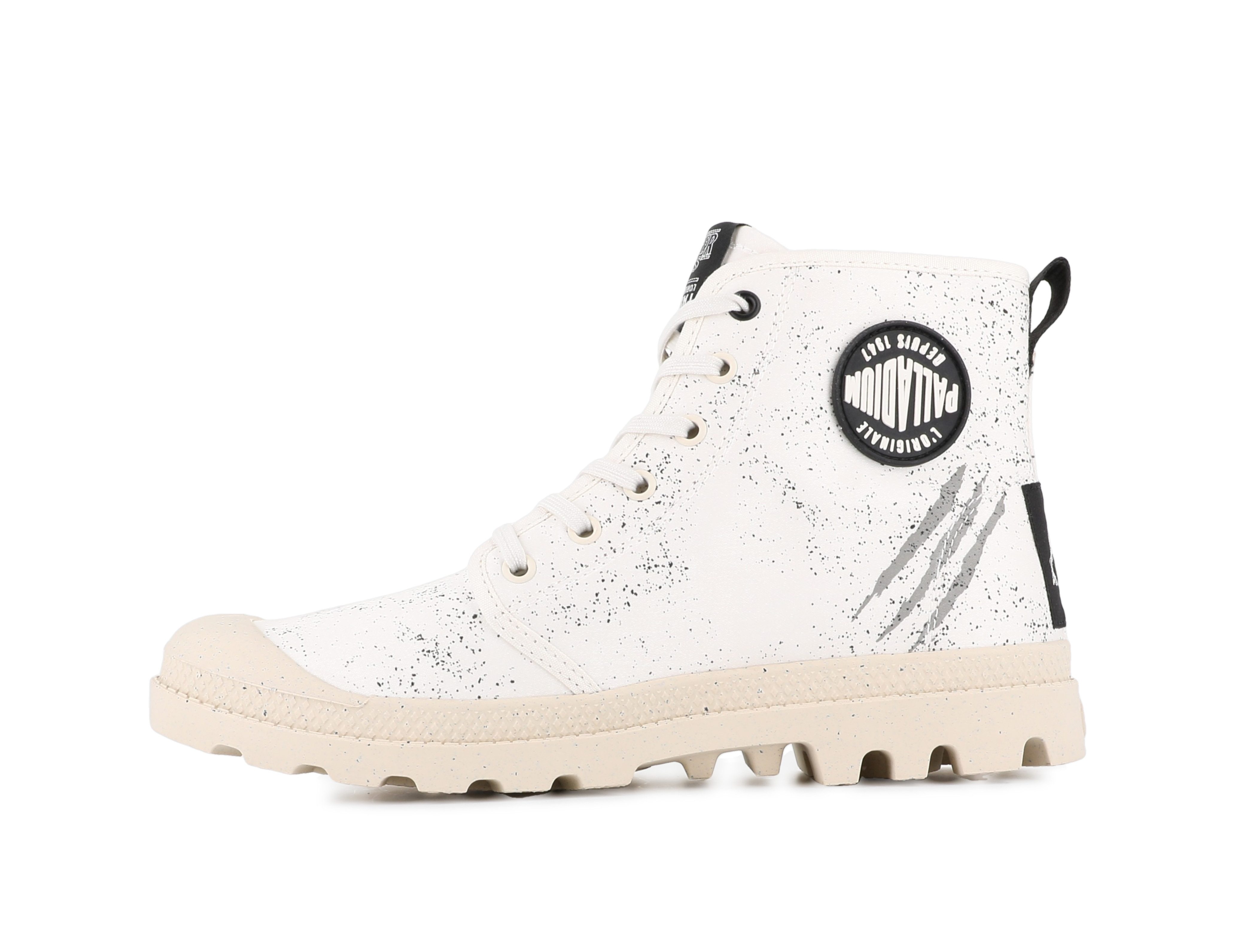 Palladium STRANGER THINGS X PAMPA DEMODOG Schnürboots Schnürstiefel aus Canvas mit Print