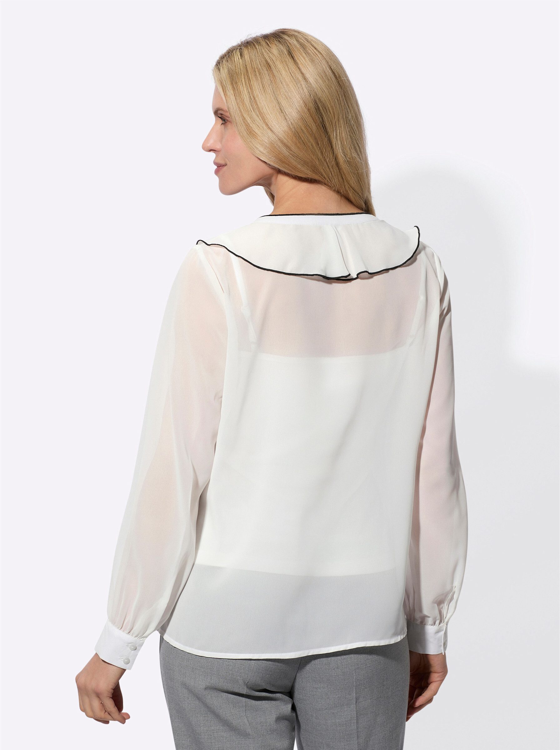 Sieh an! Klassische Bluse Langarmbluse . (2-tlg) günstig online kaufen