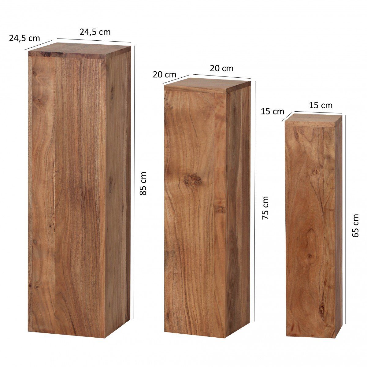 FINEBUY Satztisch SuVa2516_1 (Beistelltisch 3er Set günstig online kaufen