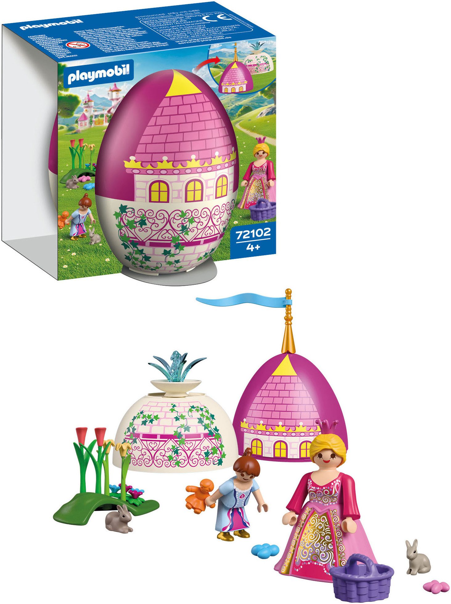 Playmobil® Spiel-Ei: Prinzessin (72102), Princess Konstruktions-Spielset, (34 St)
