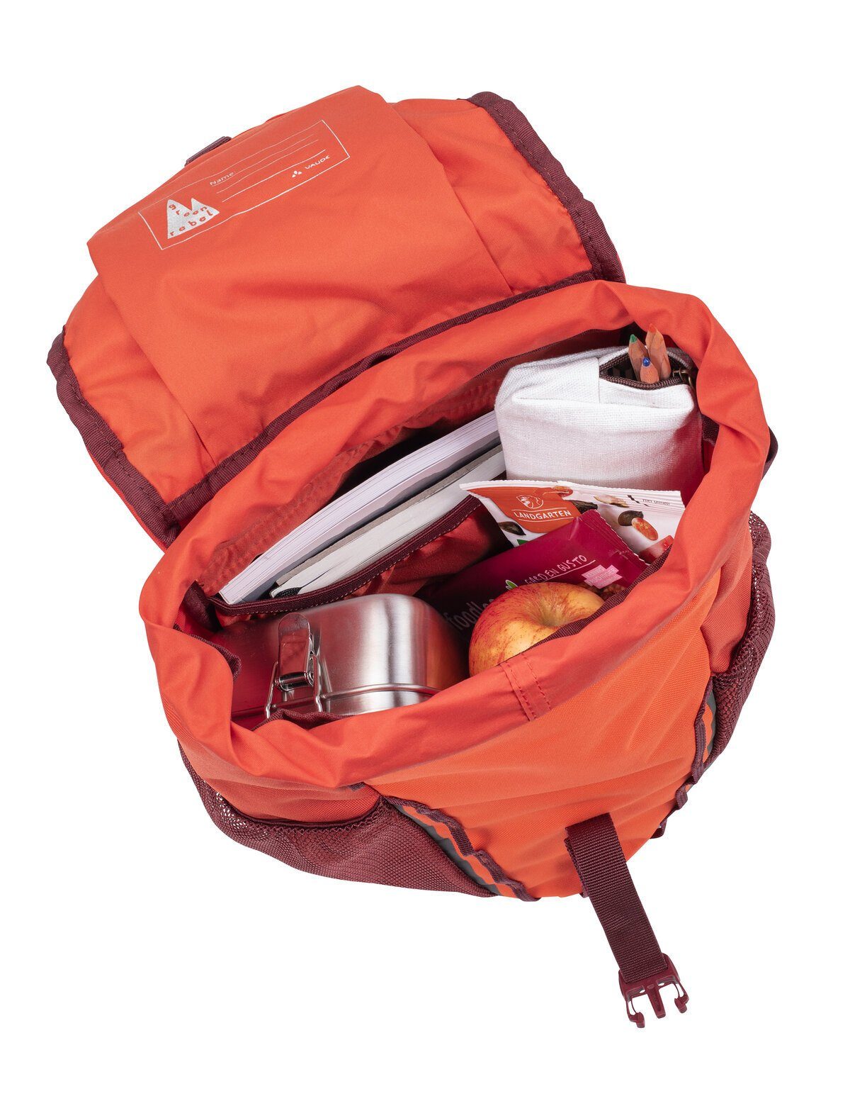 VAUDE Trekkingrucksack Puck 10, Kinderrucksack inklusive Regenhülle und Sitzmatte, 10 Liter