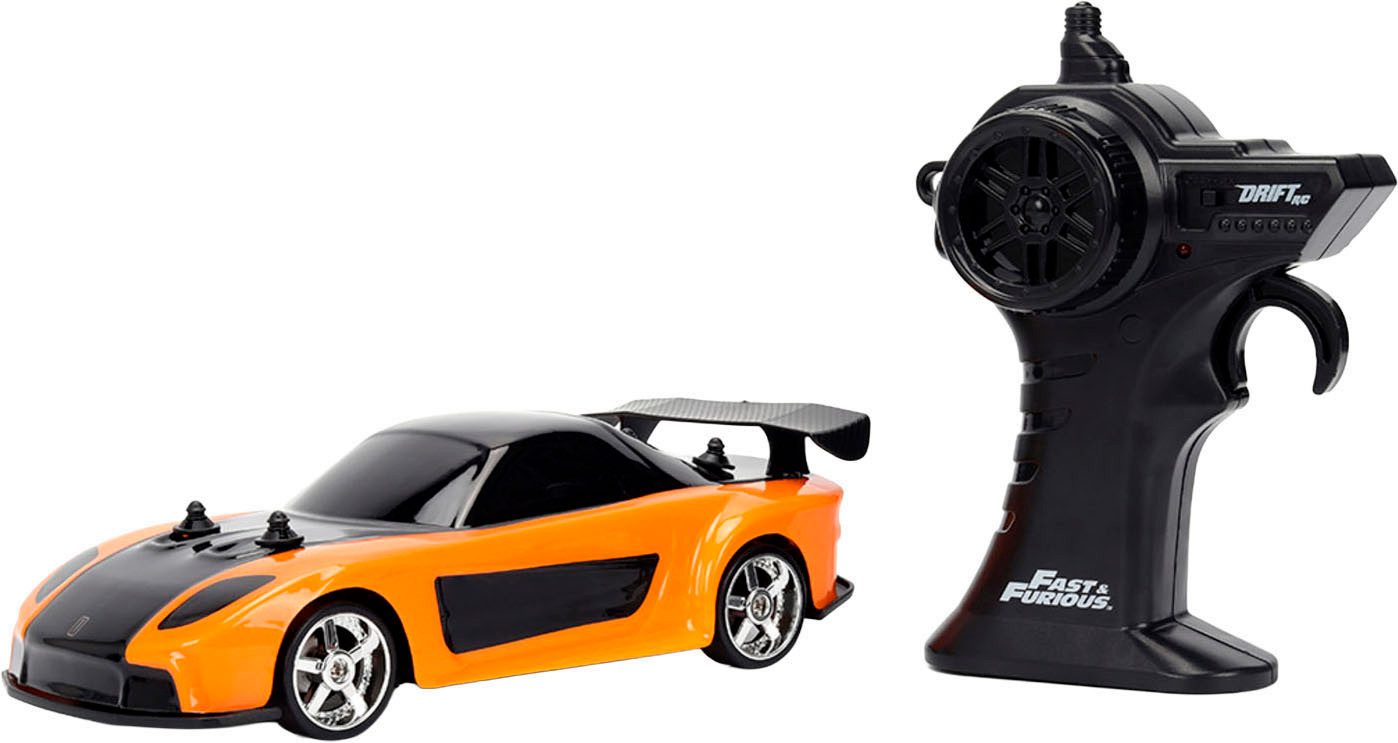 JADA RC-Auto RC Fast&Furious Drift Mazda RX-7 1:24, mit Drift Funktion und Turbo