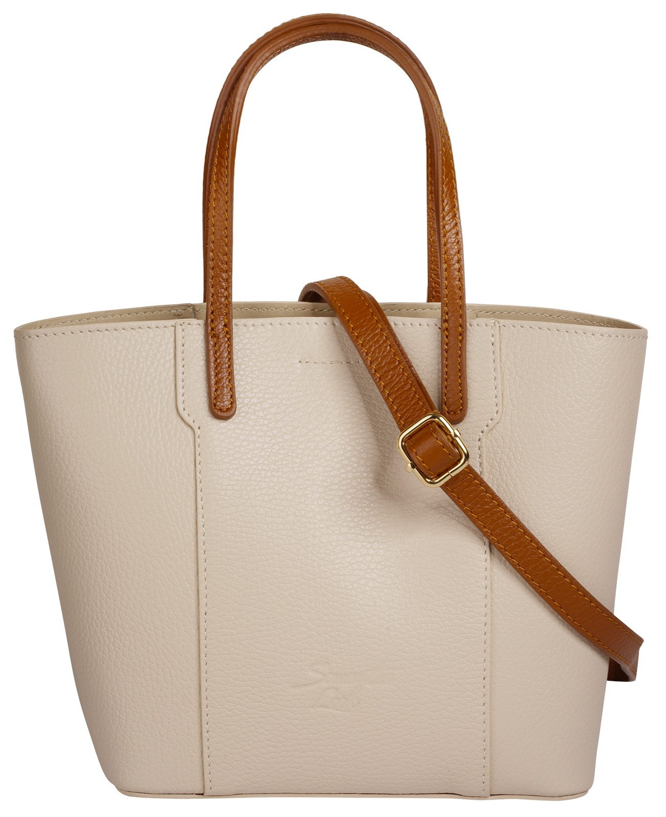 Samantha Look Henkeltasche, echt Leder, Made in Italy