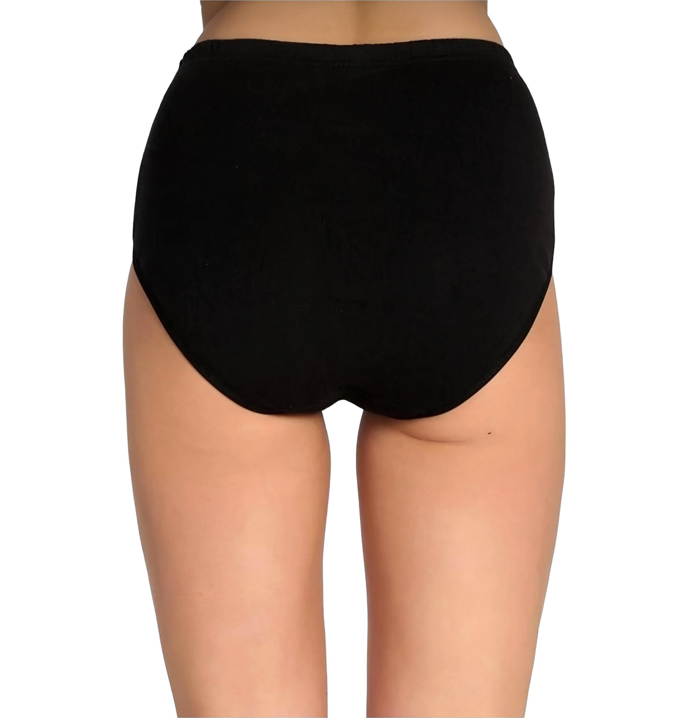 Seher/Tutku Slip Damen Unterhosen 6er-10er Pack Basic Slips elastische Taillenslips (10-St., 6er- oder 10er-Pack) Hohe Taille für zusätzlichen Komfort