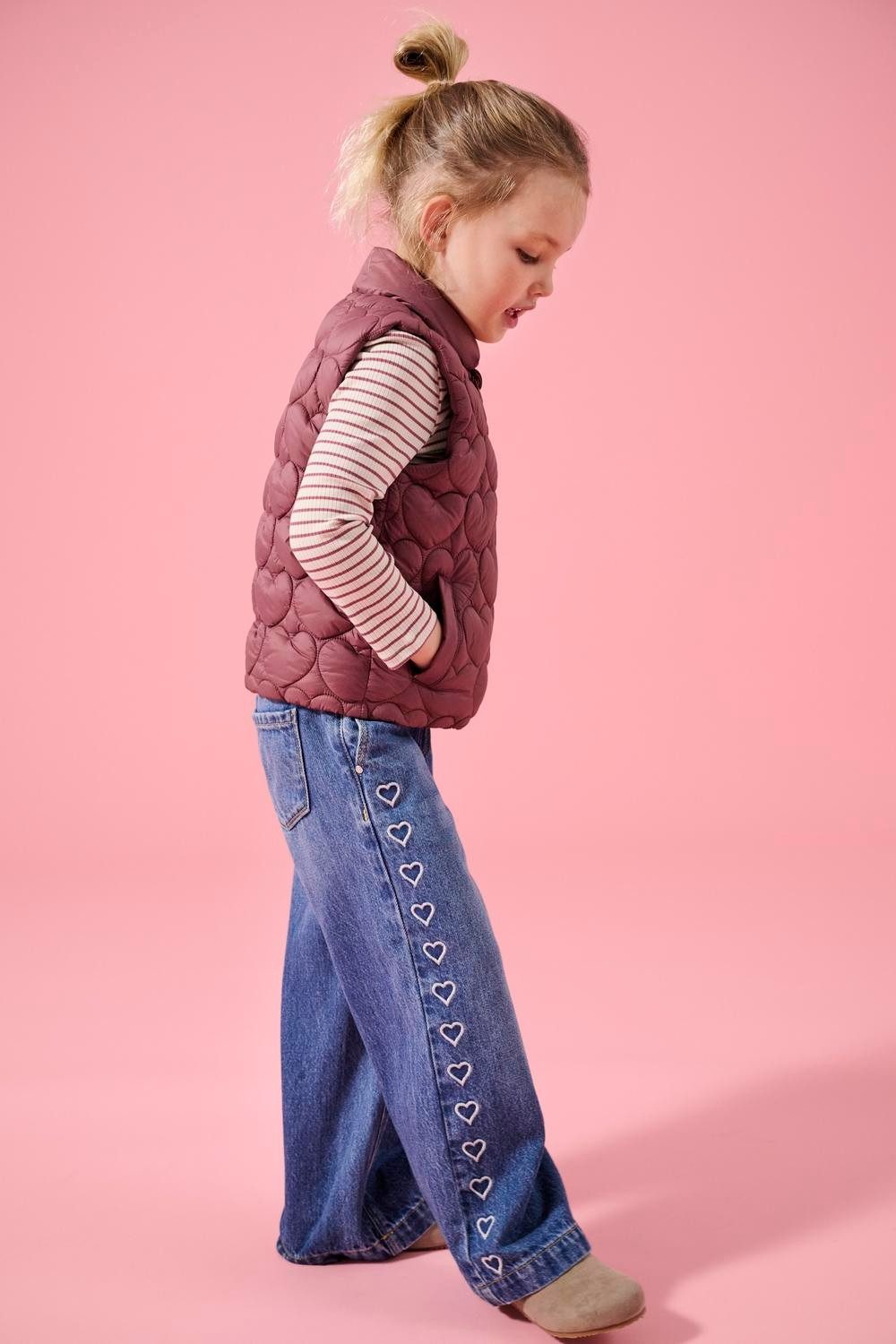 KIDS ONLY Weite Jeans Kmgcomet Heart Wide Dnm Dia3020 – Bild 2 von 3