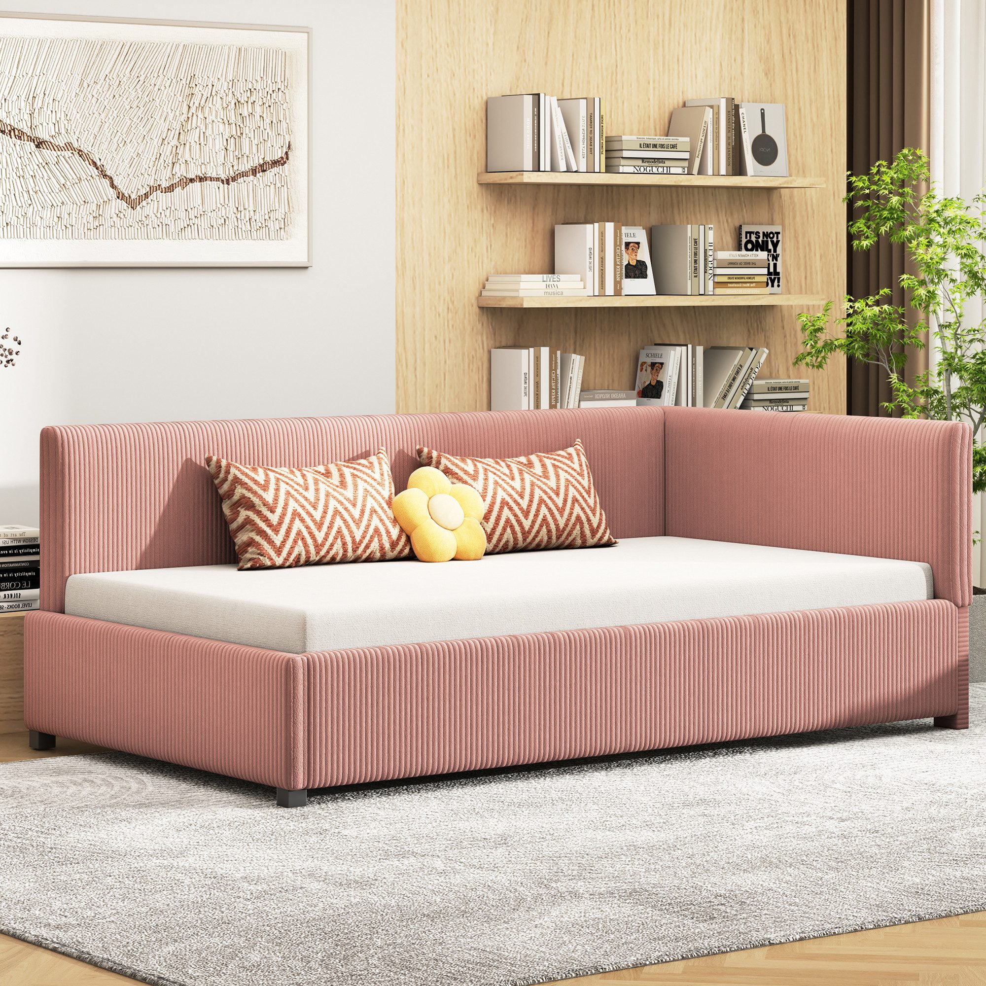 REDOM Polsterbett Schlafsofa Daybett Tagesbett (Einzelbett günstig online kaufen