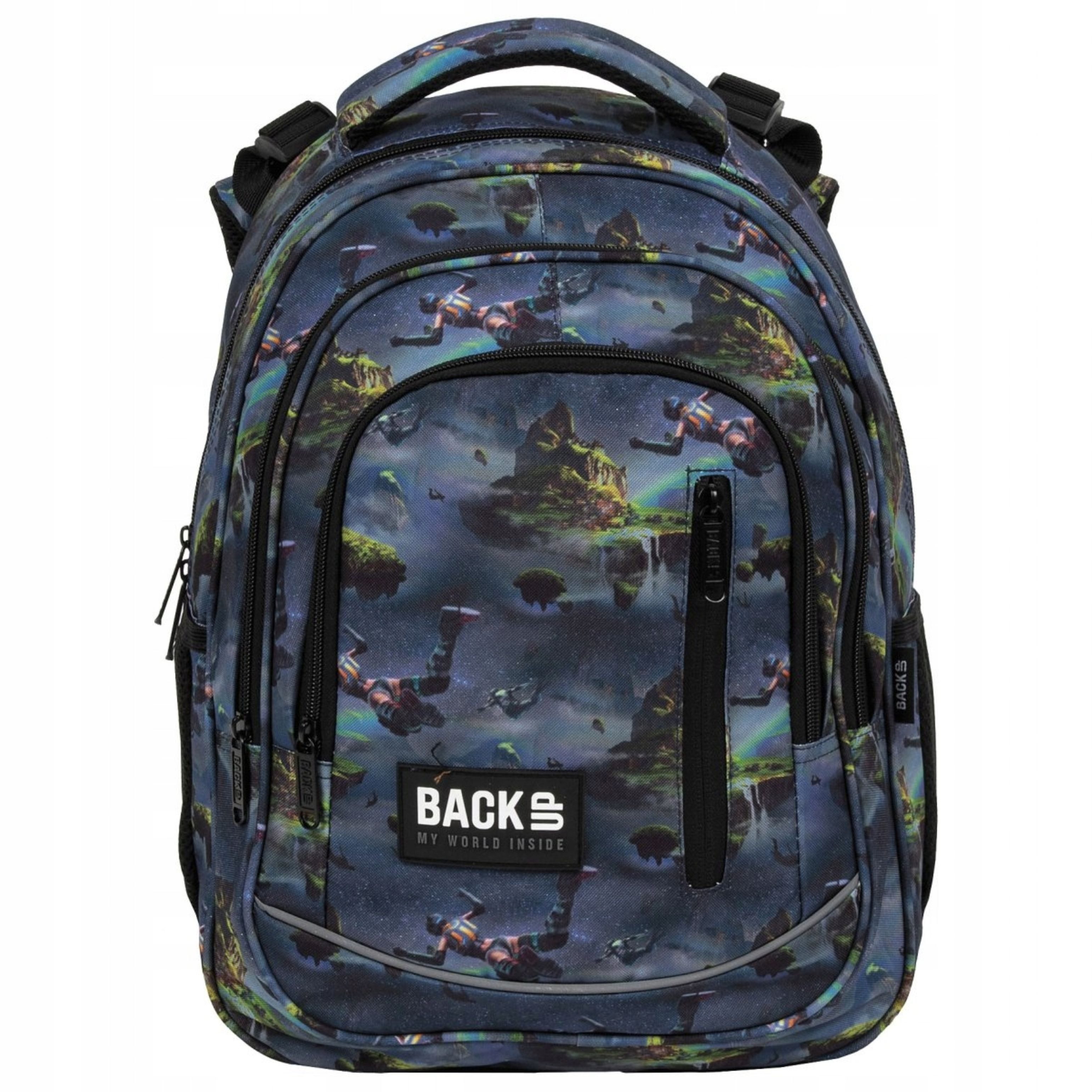 Future By Backup Schulrucksack BackUP Schulrucksack 24L für Jungen – Fortnite Design