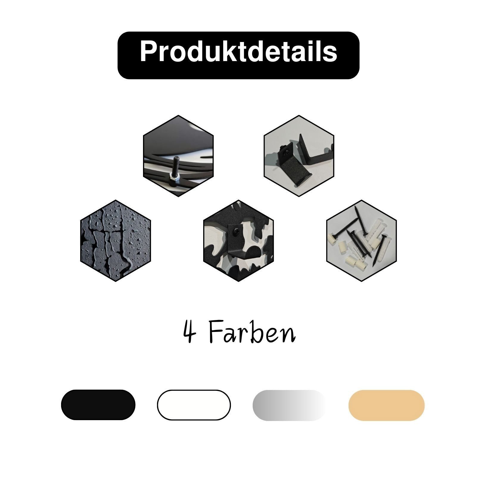 Jumpeak Wanddekoobjekt Weinglas Metall Wanddekor, Cocktail, Küche Wanddekor, Abstrakte Deko, Metall, 4 Farben, 5 Maße, Künstlerische Linien, Rausch,Spritzer – Bild 5 von 5