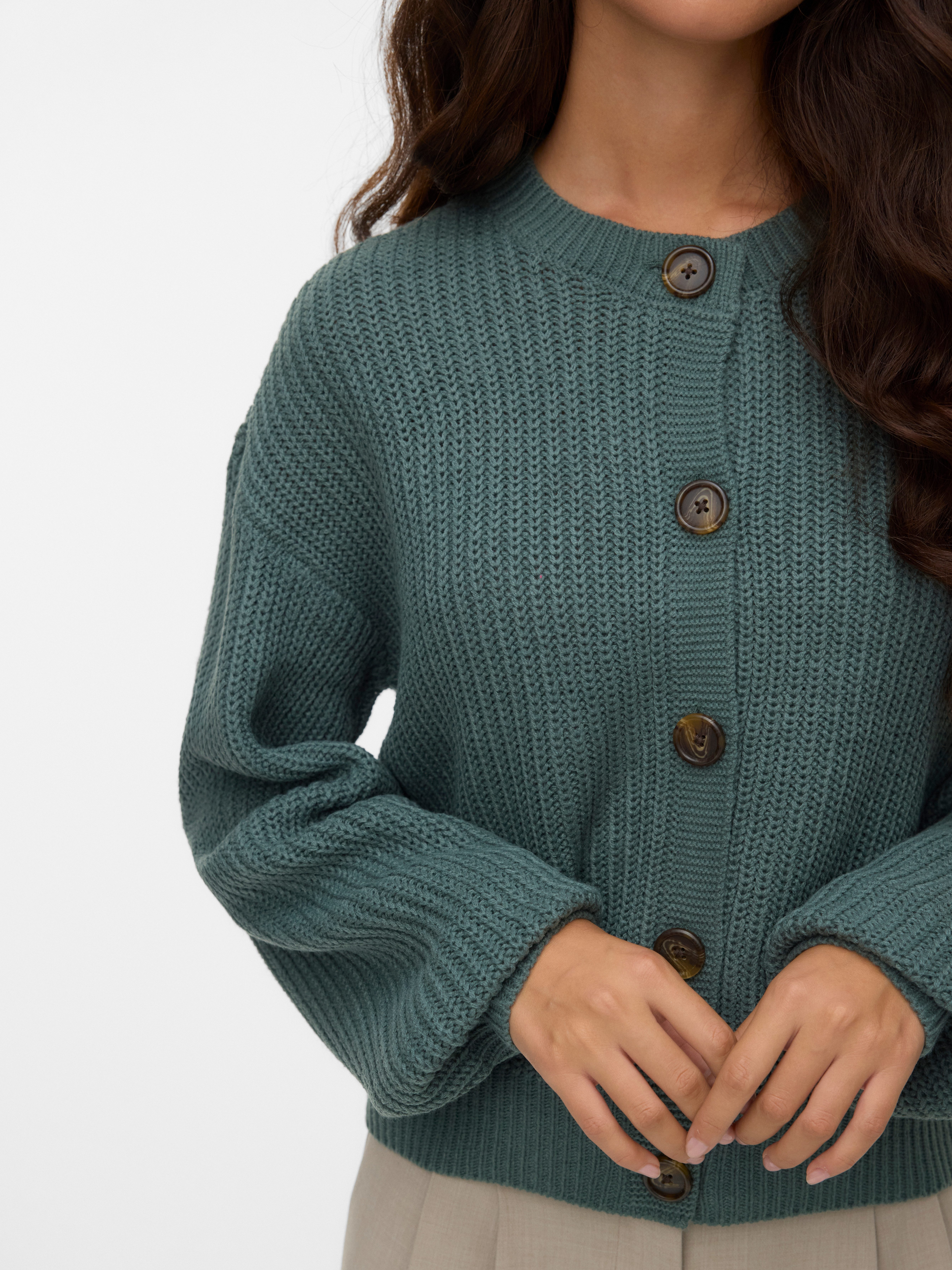 Vero Moda Strickjacke VMLEA LS O-NECK CARDIGAN NOOS