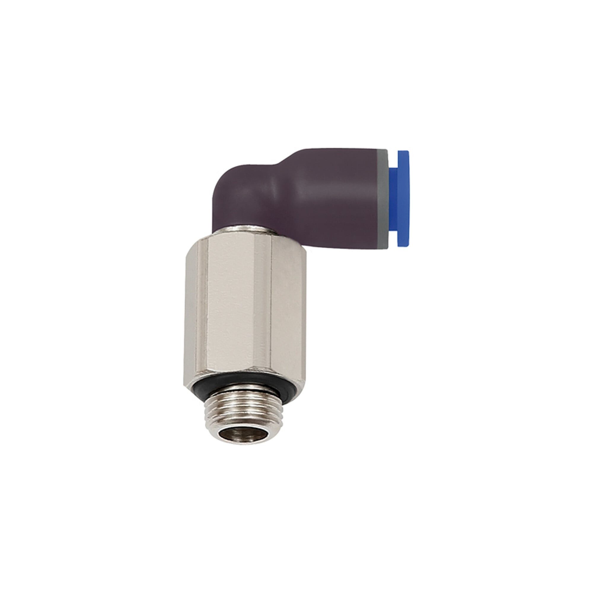 RIEGLER Schnellkupplung Riegler L-Steckverschraubung »Blaue Serie« lang, drehbar, G 3/8 a., Ã˜