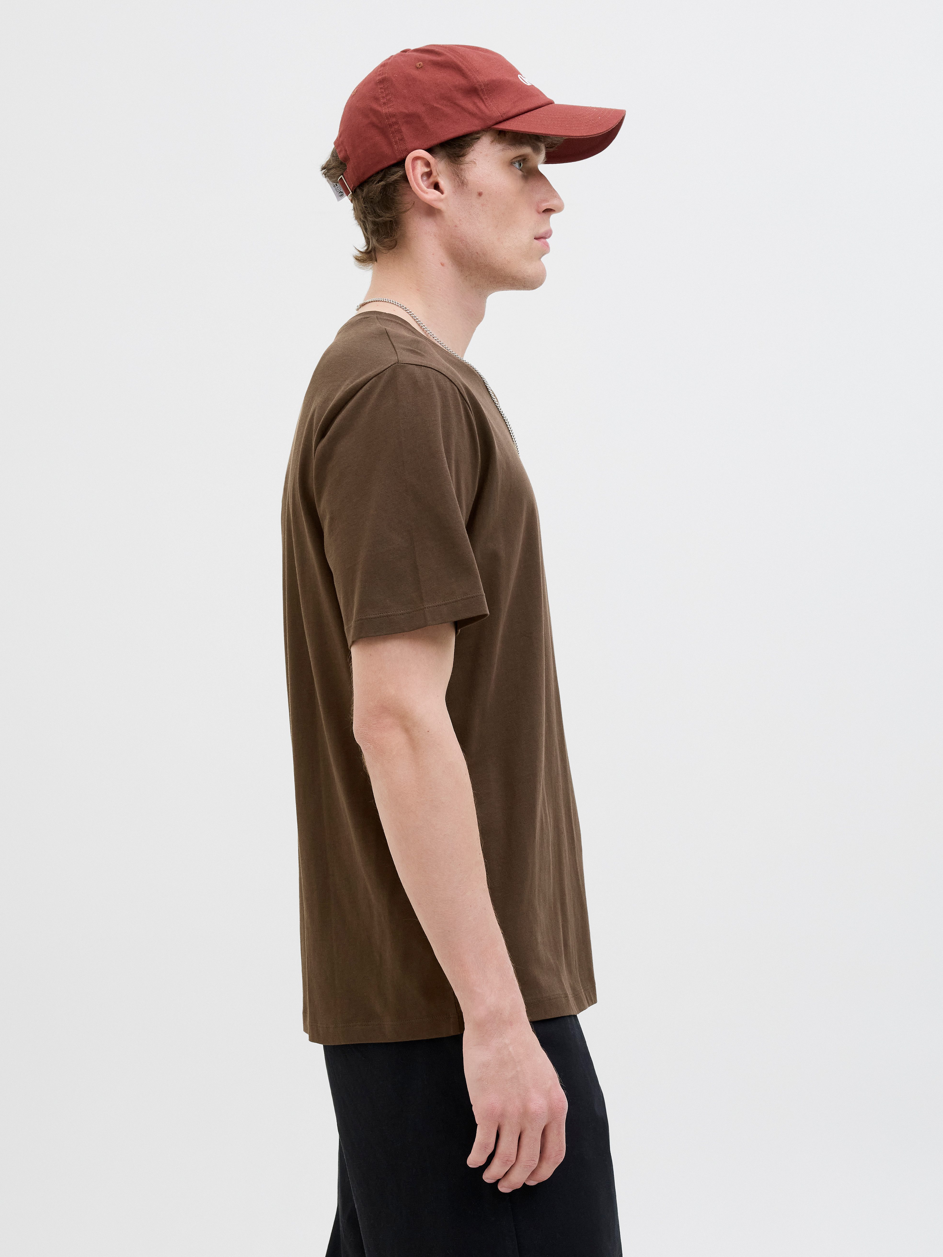 Jack & Jones Rundhalsshirt JJEORGANIC BASIC günstig online kaufen