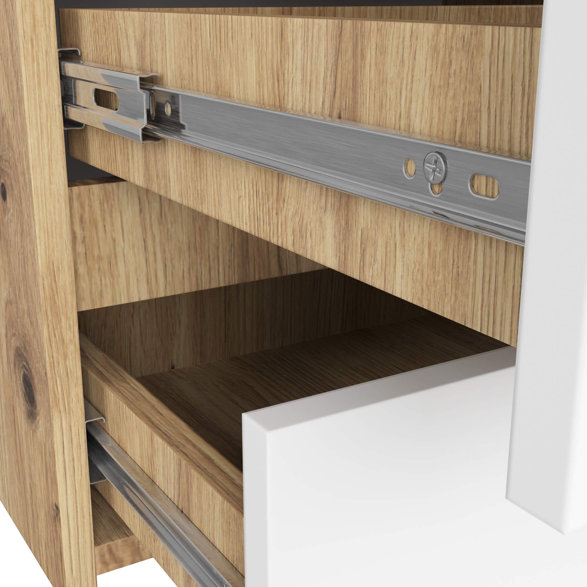 Raumhirsch Furniture Kommode mit 6 Schubladen Praktisches Sideboard Anrichte, (viele Farbvarianten - Maße: 100 x 57 x 35 cm) - Hochwertig & stabil – Bild 5 von 5