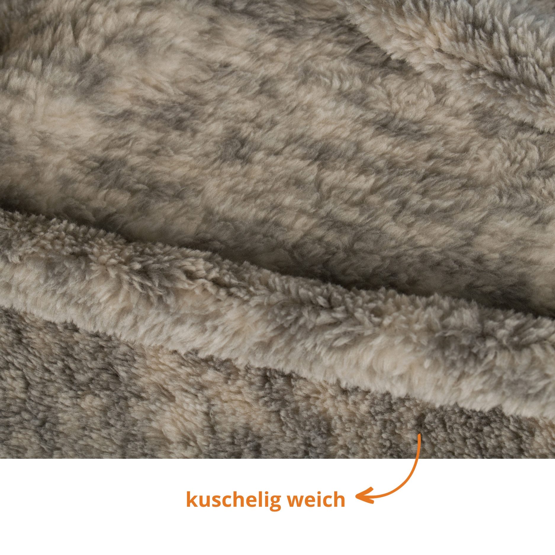 Wohndecke Kuscheldecke Iglu, liebling, ultra flauschig als Sofaüberwurf oder Wendedecke, marmoriert, waschbar