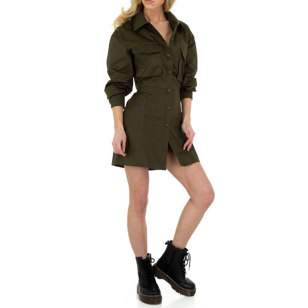 Military Khaki in Minikleid Minikleid Damen Ital-Design