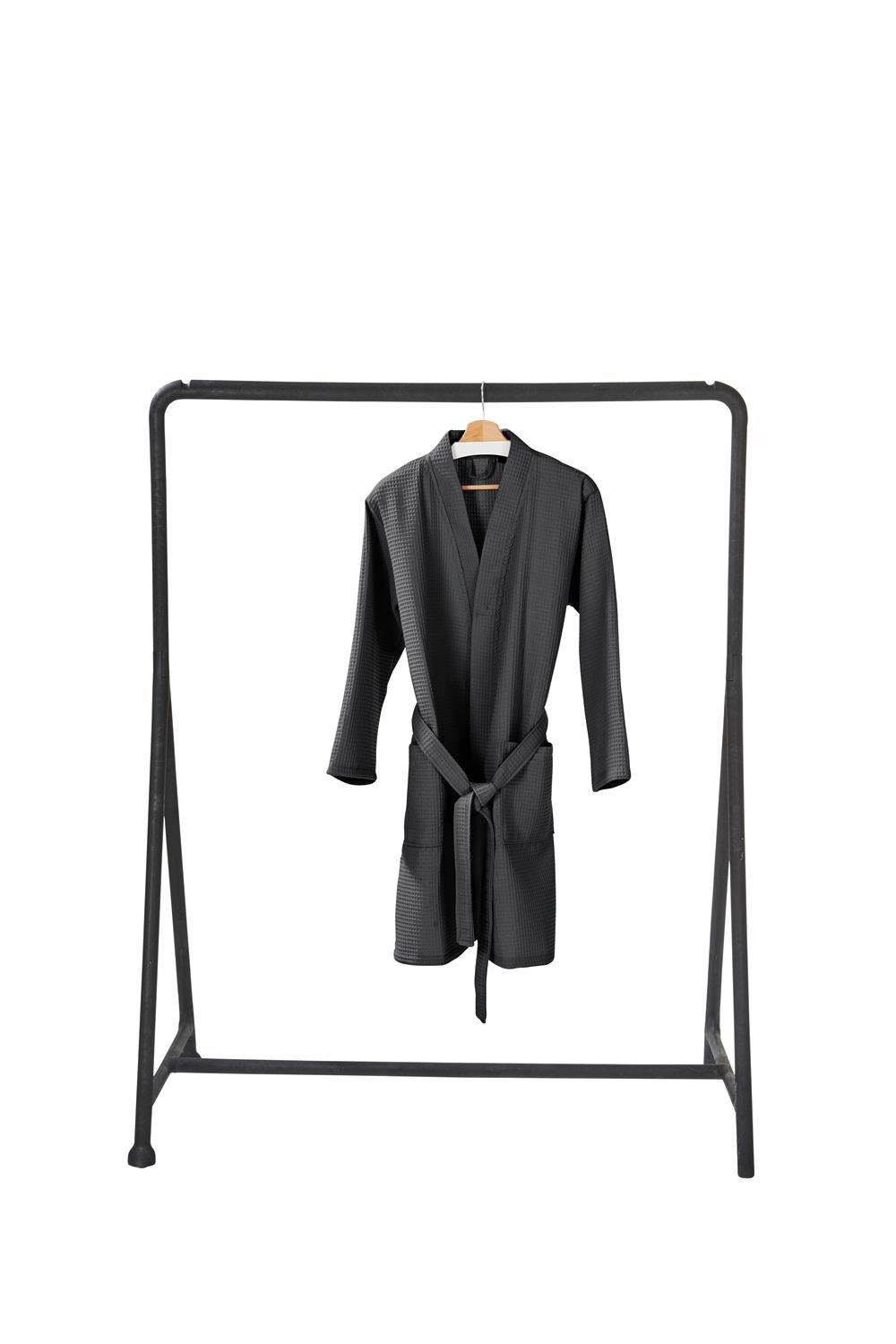 done.® Unisex-Bademantel Leichte Waffel-Piqué Bademäntel mit Schalkragen Ta günstig online kaufen