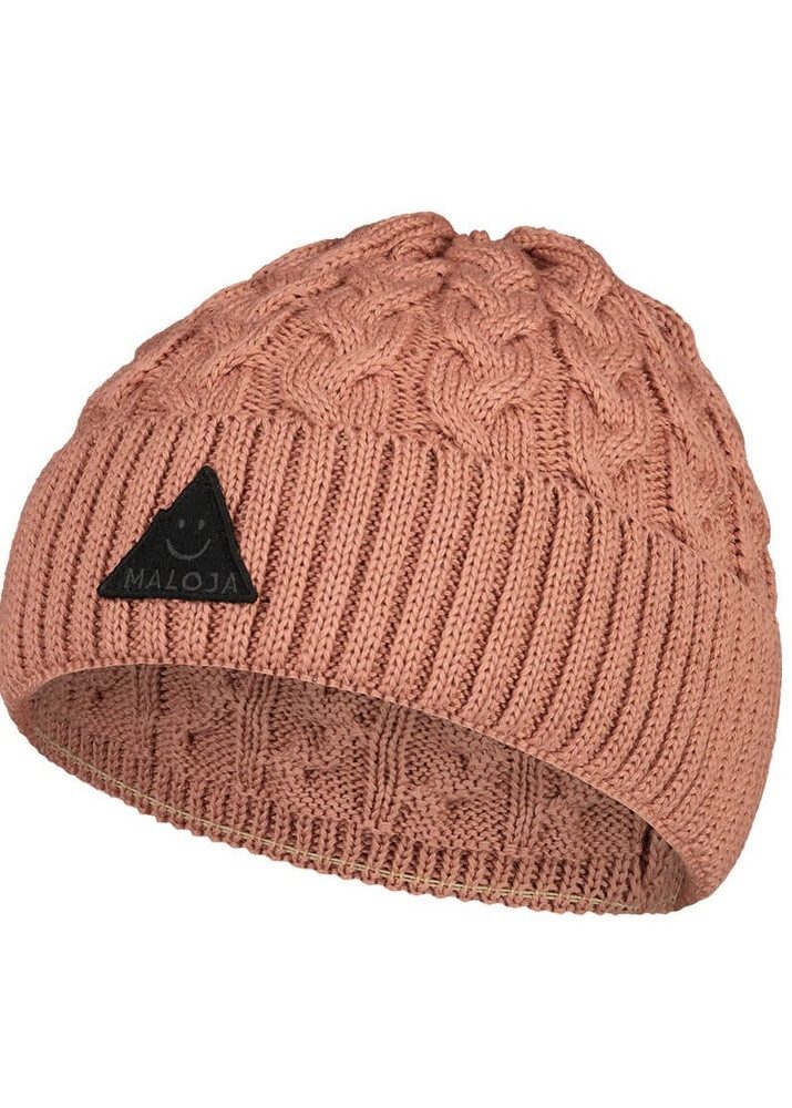 Maloja Strickmütze (Beanie) FruttetiM - Woll-Mix - rosa Damen
