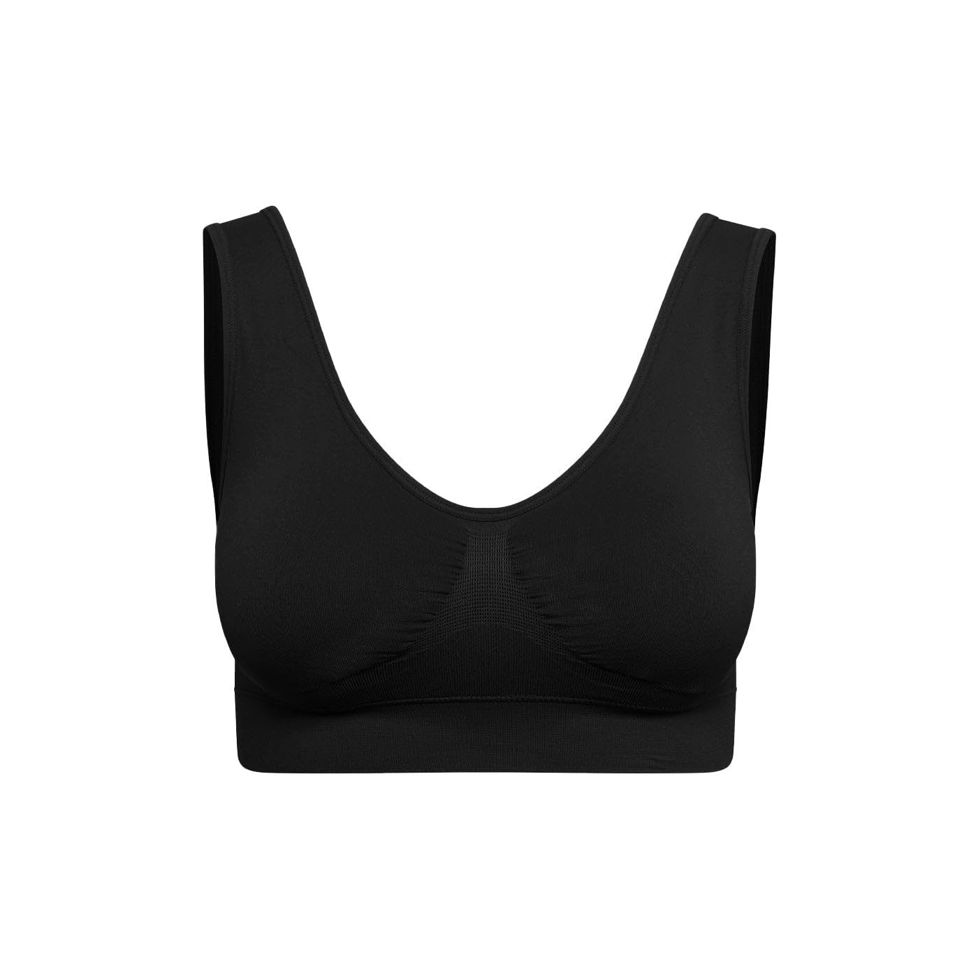 cfab (formerly creamy fabrics) Bügelloser BH Comfy Bra-Schwarz-L (1-tlg) günstig online kaufen