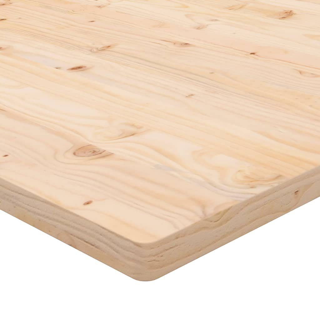 Quadratisch Tischplatte 50x50x2,5 (1 Natur Kiefer vidaXL St) Tischplatte Massivholz cm