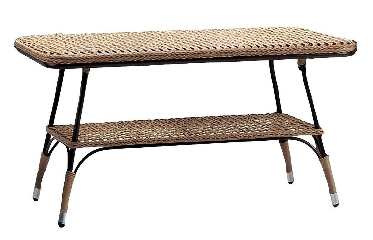 JVmoebel Gartentisch Brauner Beistelltisch im Luxus Design für den Außenbereich (Gartentisch), Made in Europa
