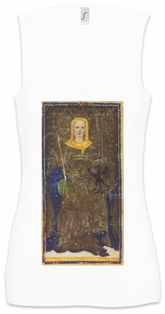 Tanktop Tarot Arcanum Empress Ärmelloses Damen T-Shirt Karte Karten Card