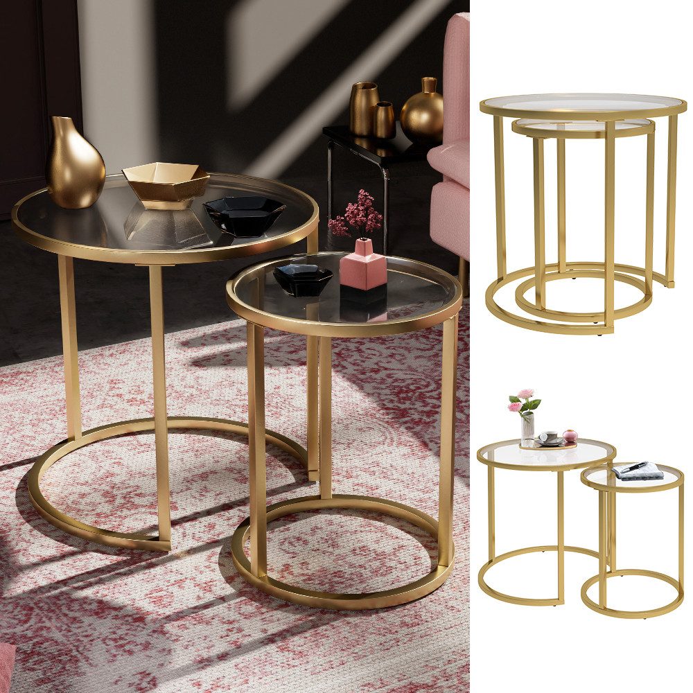 Vicco Couchtisch Sevilla, Glas, 50 x günstig online kaufen
