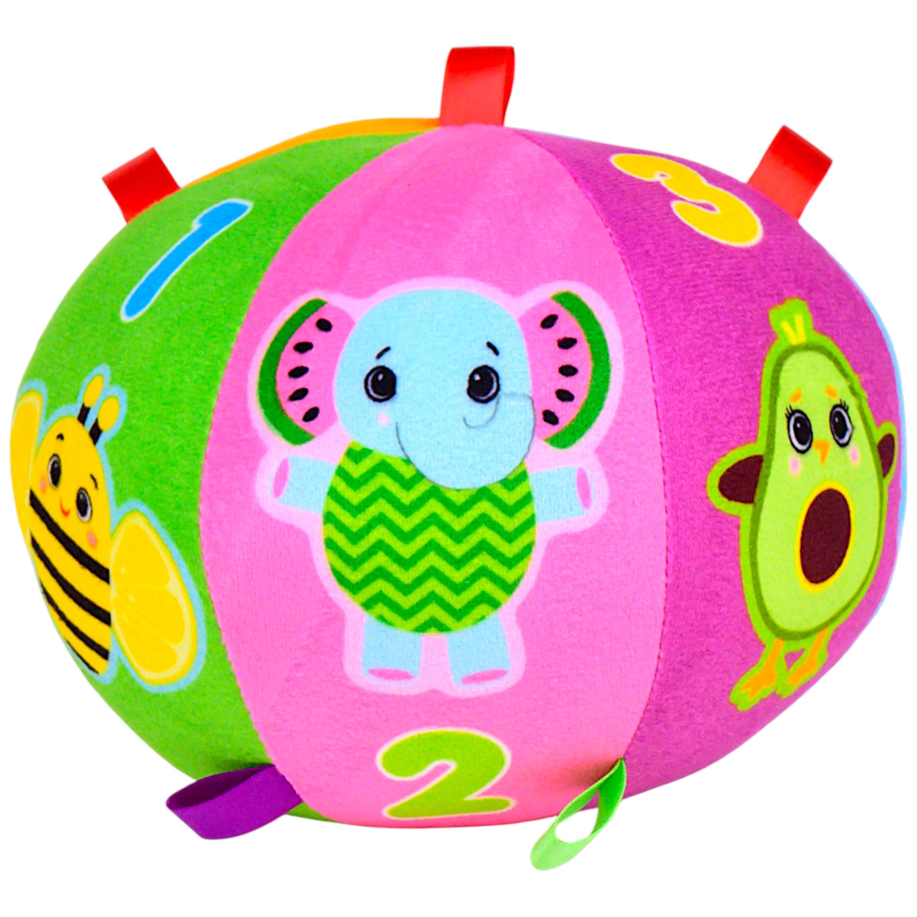 Kids Licensing Stoffball Frootimals, Baby Activity Spielball mit Sound Ø 16 cm