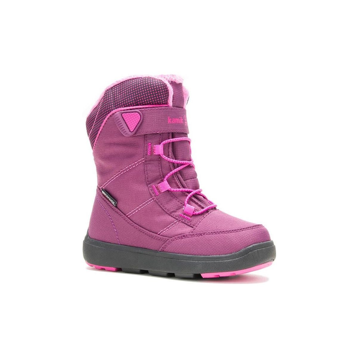 Kamik Stance 2 Winterstiefel Wasserdichte und atmungsaktive Kinder-Winterstiefel mit veganer