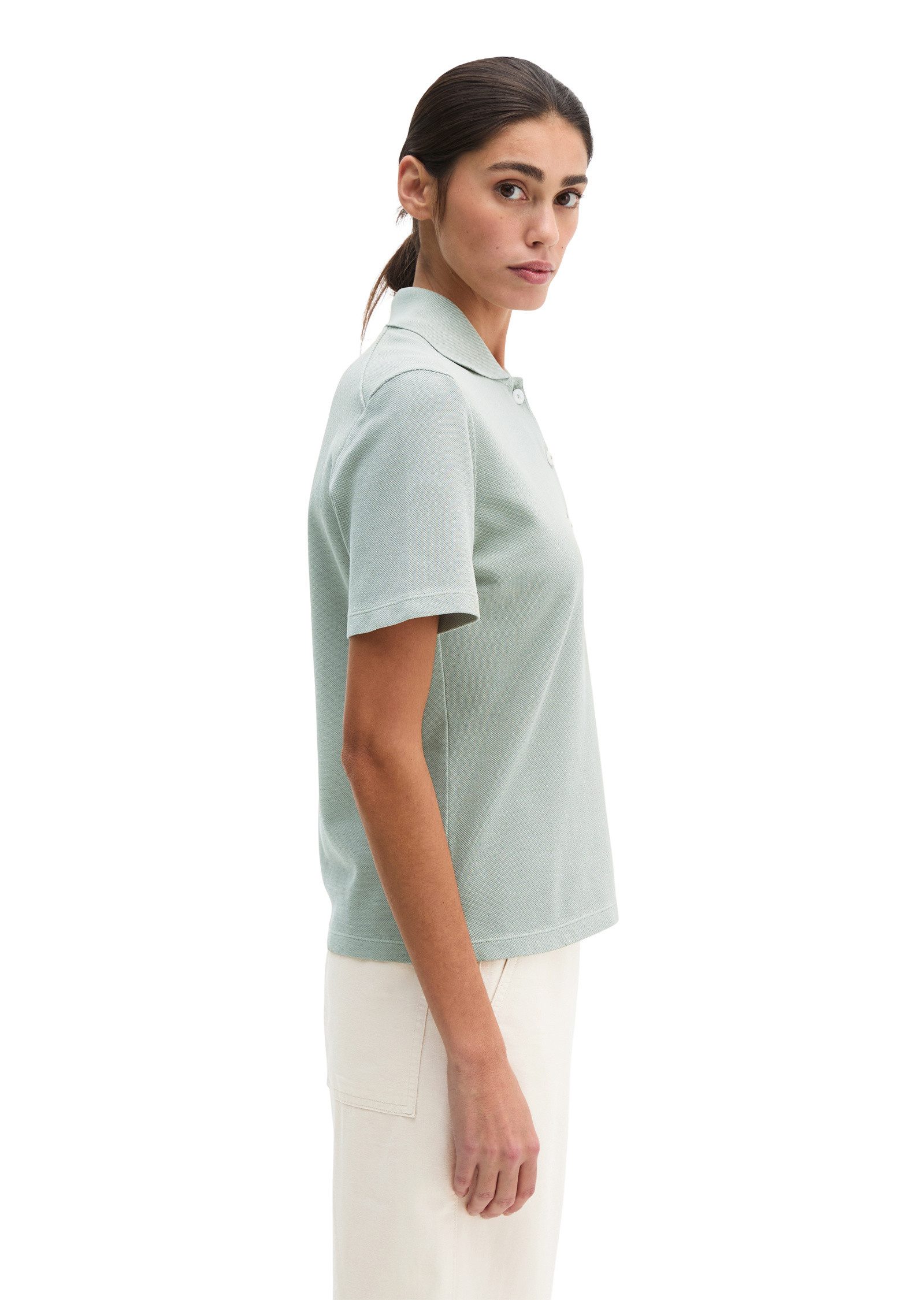 Marc O'Polo Poloshirt aus Garment-Dyed-Piqué-Jersey günstig online kaufen