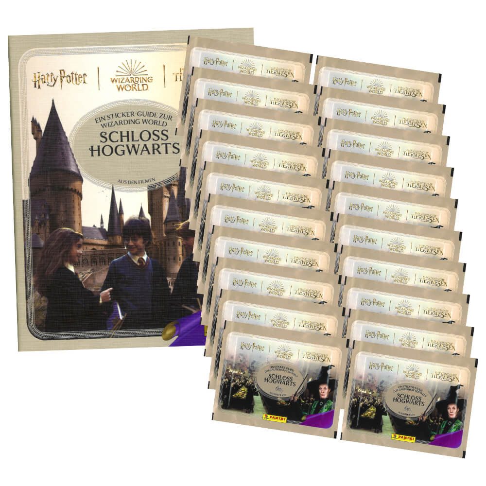 Sammelkarte Harry Potter Sticker Guide 3 - Schloss Hogwarts Sammelsticker