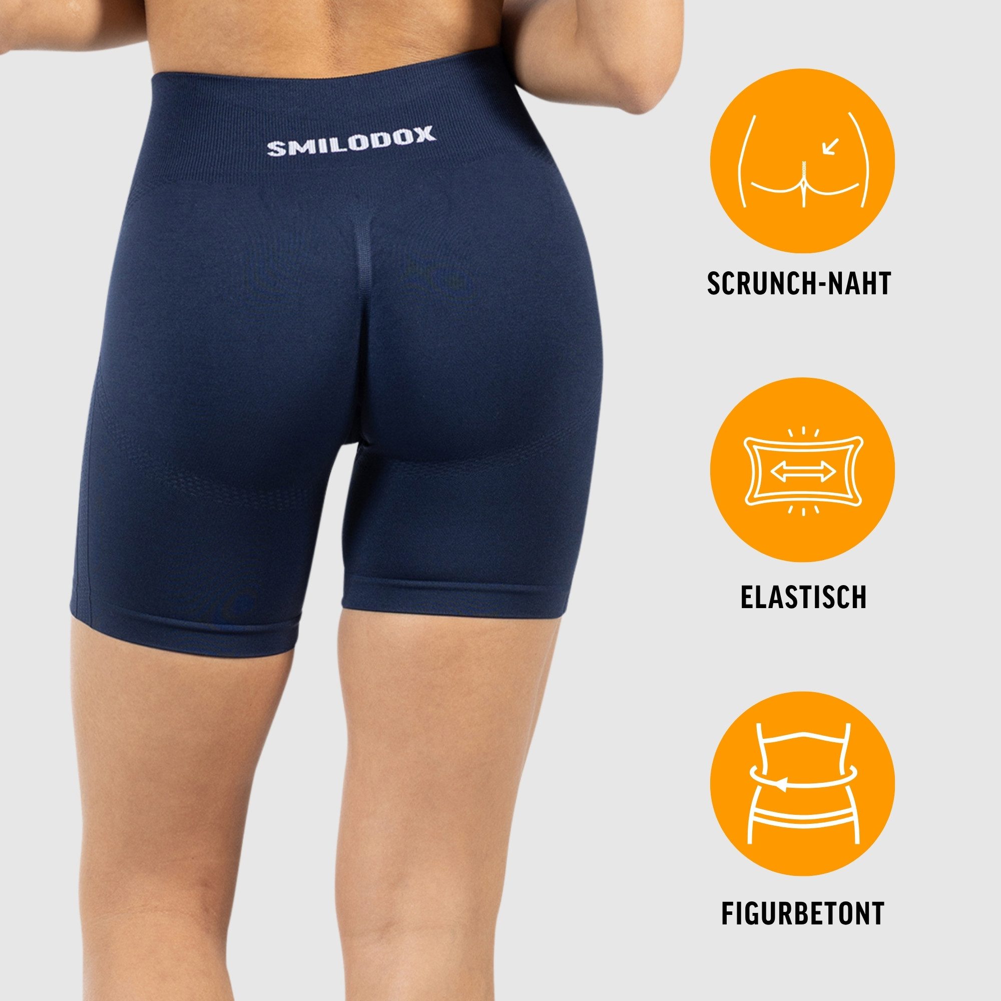 Smilodox Shorts Nomeli Scrunch, Kurze Seamless Sportshorts Shaped Fit, Boot günstig online kaufen