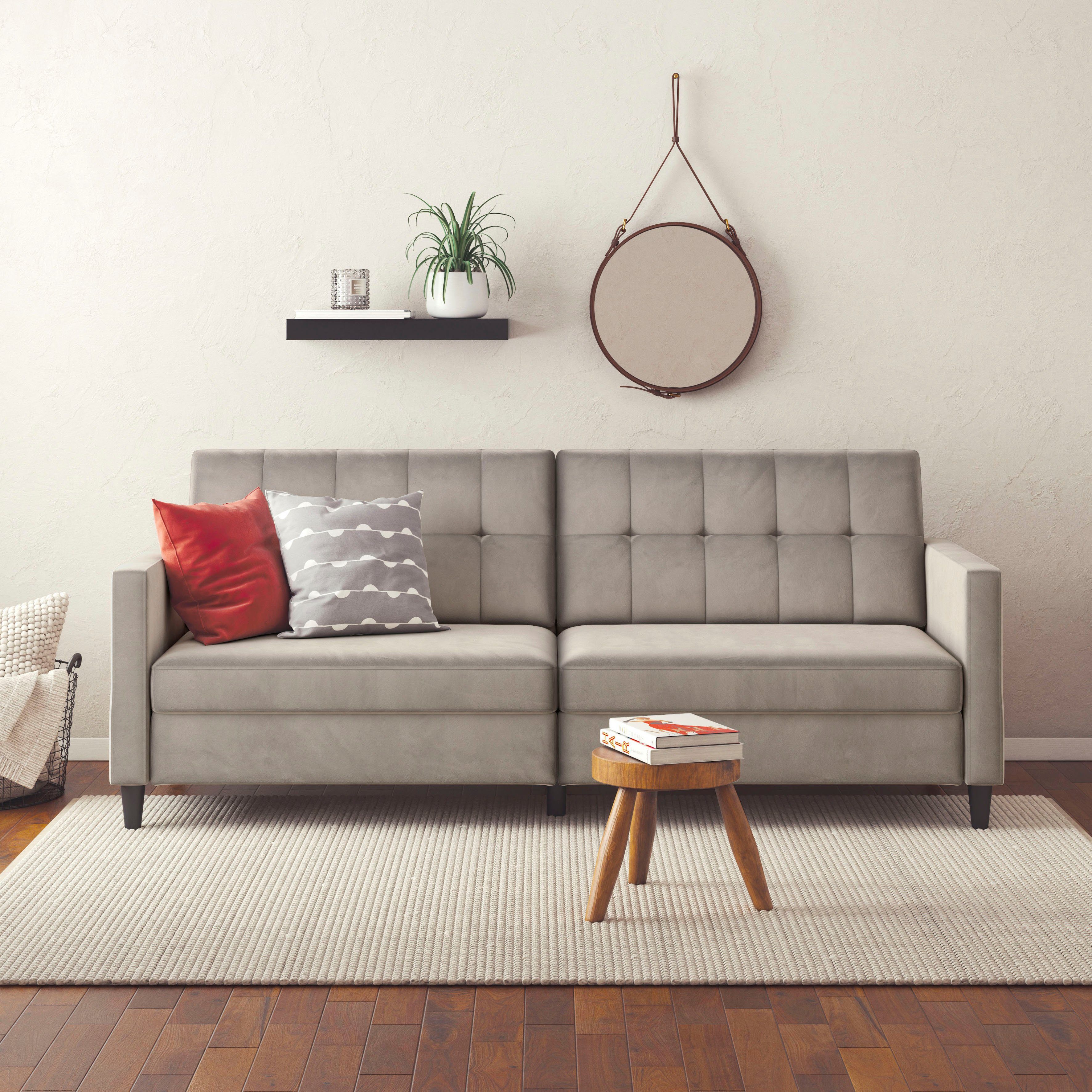 Dorel Home 3-Sitzer "Hartford II", Bettfunktion, Rückenlehne 2-teilig, 3-fa günstig online kaufen