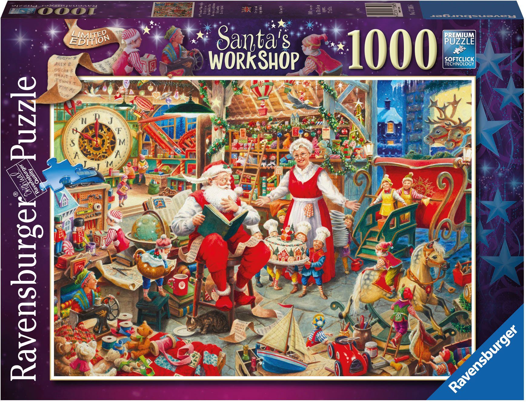 in 1000 Puzzleteile, Germany; Wald - Workshop, Ravensburger Puzzle schützt Santa's Made FSC®- weltweit